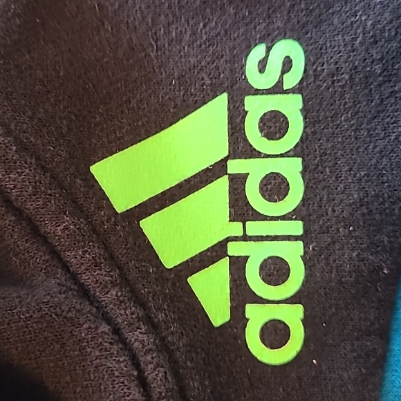 Adidas blue/black zip up hoodie - Picture 4 of 4